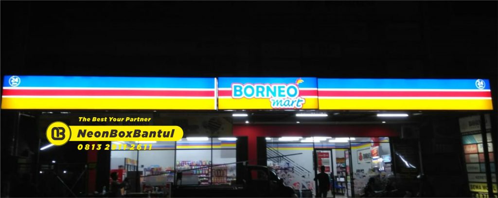 Neon Box minimarket murah di Bantul